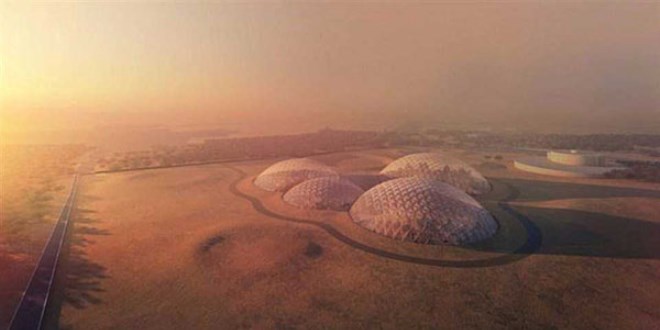 Mars'a kurulacak kentten yeni kareler