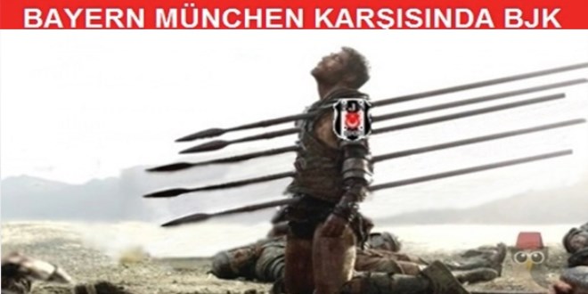 Beşiktaş'ın ağır yenilgisi sonrası capsler