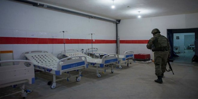 İşte Afrin'de teröristlerin yer altı hastanesi