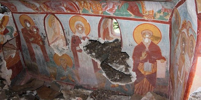 Sümela Manastırı'nda bugüne kadar görülmemişti