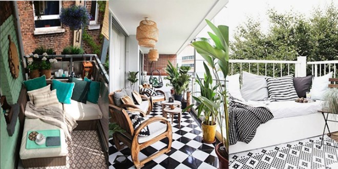 En güzel balkon dekorasyonları