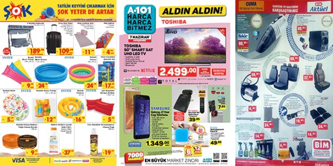 ŞOK, A101 ve BİM Fırsat Ürünleri