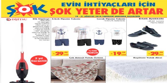 ŞOK, A101 ve BİM Fırsat Ürünleri