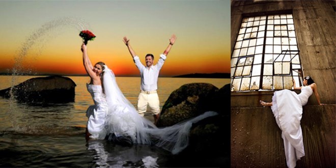En çarpıcı düğün fotoğrafları