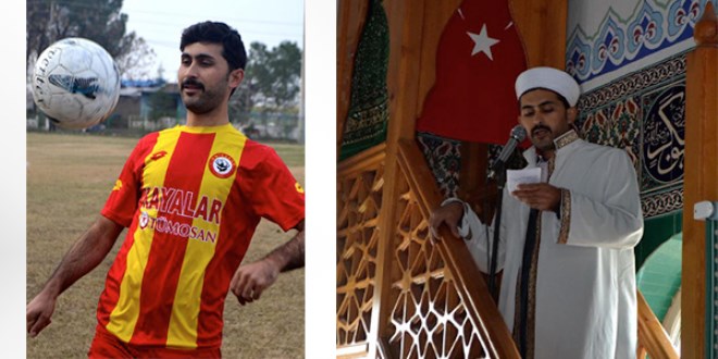 Futbolcu imam hafta içi camide hafta sonu yeşil sahada