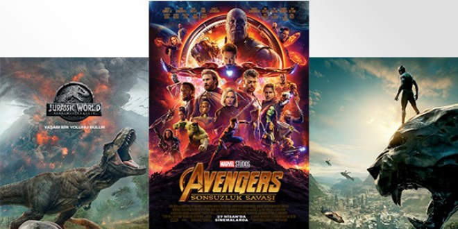 2018'in dünya genelinde en çok hasılat elde eden 20 filmi: