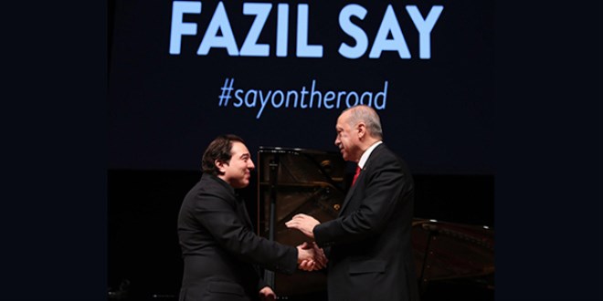 Cumhurbaşkanı Erdoğan, Fazıl Say konserine katıldı