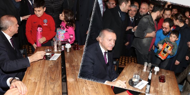 Cumhurbaşkanı Erdoğan'dan sürpriz ziyaret