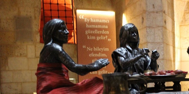 Gaziantep'te Hamam Müzesi'ne yoğun ilgi