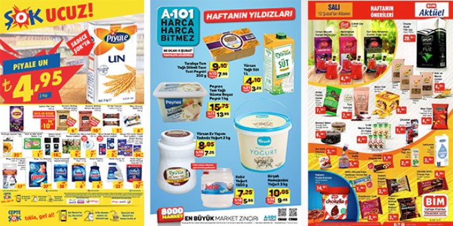 ŞOK, A101 ve BİM Fırsat Ürünleri