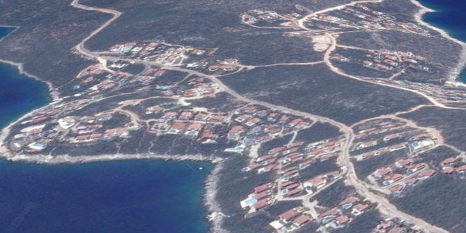 Antayla'da imar uyanıkları uyduya yakalandı