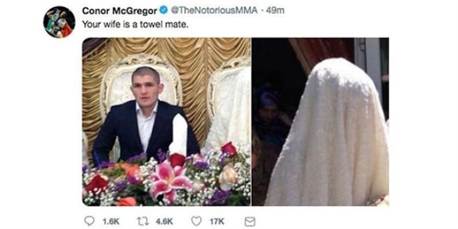 McGregor'dan büyük ahlaksızlık! Khabib'e...