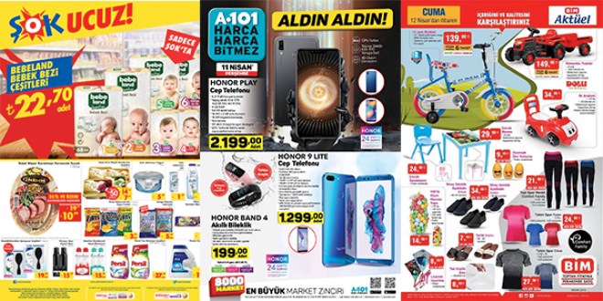 ŞOK, A101 ve BİM Fırsat Ürünleri (10-17)