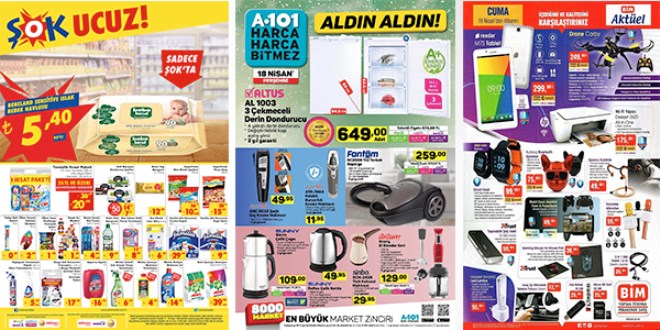 ŞOK, A101 ve BİM Fırsat Ürünleri (17-24)