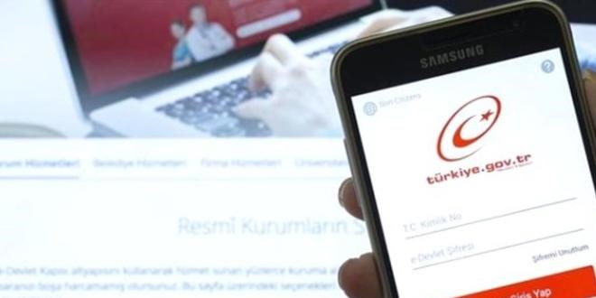e-Devlet'te yeni hizmet...