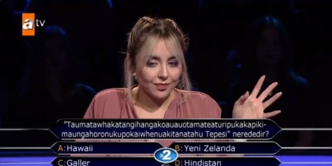 Kim Milyoner Olmak İster'de şaşkına ceviren uzun soru