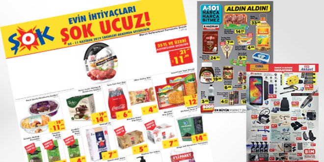 ŞOK, A101 ve BİM Fırsat Ürünleri (05-12)