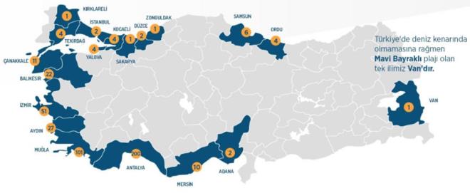 VAN'DAN TEK PLAJ LİSTEDE    Van ise denize kıyısı olmamasına rağmen Mavi Bayraklı plaja sahip olan tek il olarak kayda geçti.