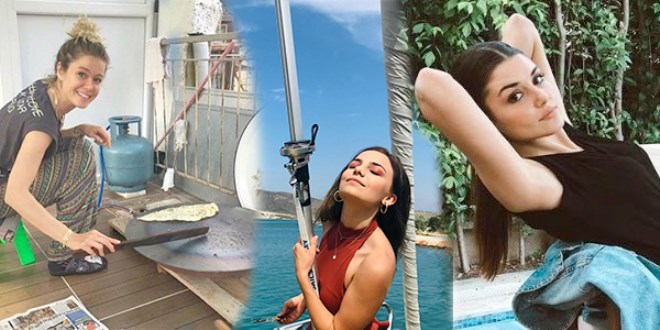 Ünlü isimlerin tatil paylaşımları