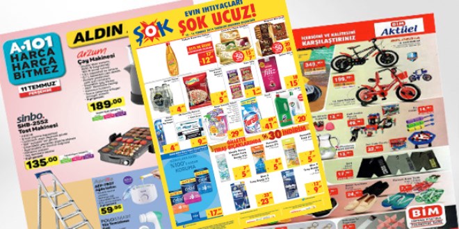 ŞOK, A101 ve BİM fırsat ürünleri (10-17)