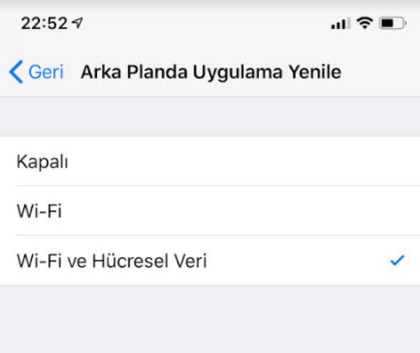 Burada ayarınızın nasıl göründüğüne bakın.
