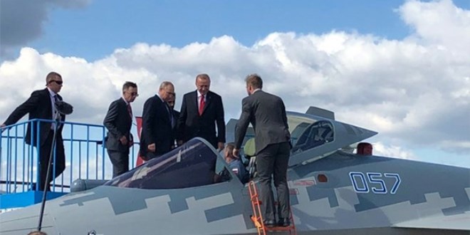 Başkan Erdoğan Rusya'da! SU-57'ye özel ilgi!