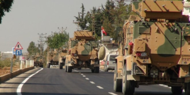 Suriye sınırında sevkiyat devam ediyor! 100 araçlık konvoy Kilis'te