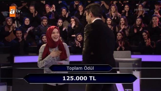 Genç, 125 bin TL'lik ödül ile yarışmadan ayrıldı.