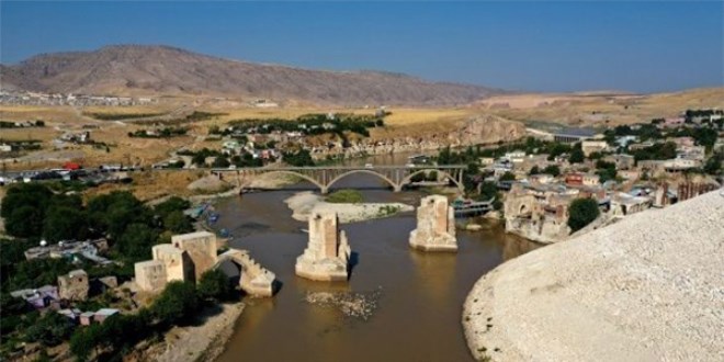 Tarihi Hasankeyf'te sular yükselmeye başladı! İşte son hali