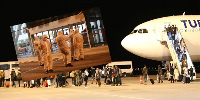 Eğitim için İrlanda'da olan öğrencilerden 305'i Sivas'a geldi