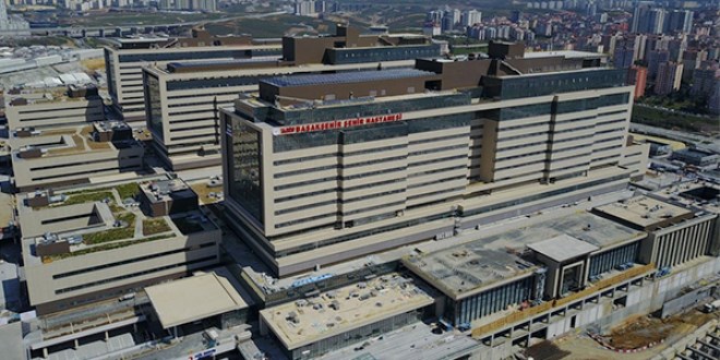 Başakşehir Şehir Hastanesi havadan görüntülendi