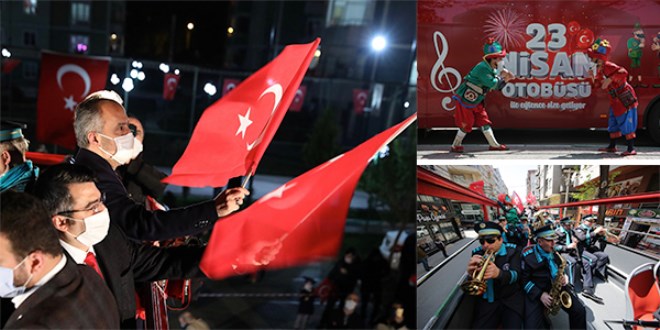 23 Nisan kutlamalarına renkli final