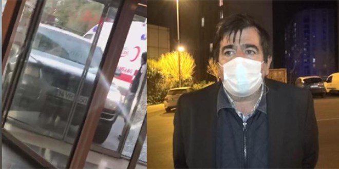 Korona testi için ücret istenince ciple hastaneye girmeye kalktı!