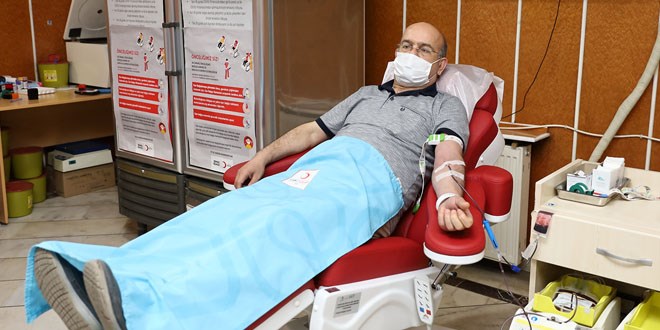 Bursa’da orucunu açan Kızılay’a koştu