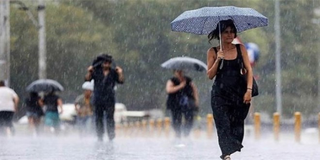 Meteoroloji'den şiddetli yağmur alarmı