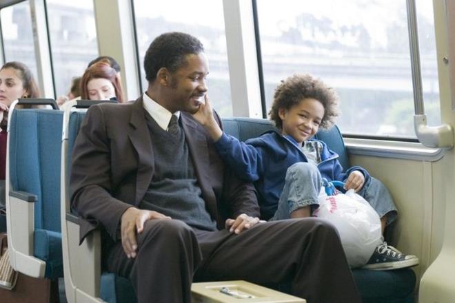 Will Smith ve Jaden Smith    The Pursuit of Happyness