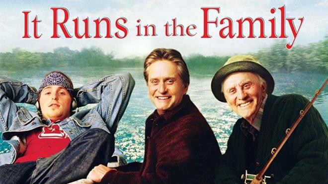 Kirk, Michael ve Cameron Douglas  <br>  It Runs in the Family
