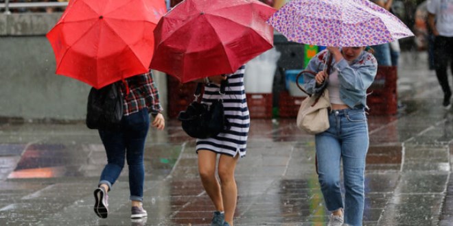 Meteoroloji'den sağanak yağış uyarısı
