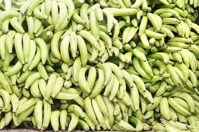 Besin puanı 57 olan gıdalar<br>  Yaz kabağı, Etiyopya fasulyesi, plantain (pişirilerek yenen bir tür muz).