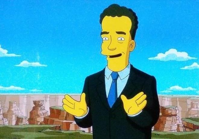 Amerikalı aktör Tom Hanks ve eşi Rita Wilson koronavirüse yakalanmış ve karantinaya alınmıştı. Simsons fanları sosyal medyada 2007 yılındaki bir bölümü paylaşmaya başladı. 12 yıl önce yayınlanan bölümde, Tom Hanks, Büyük Kanyon'daki bir reklamda görülüyor ve "ABD hükümeti güvenilirliğini kaybetti, o yüzden benimkini ödünç alın. Ben Tom Hanks, beni şahsen görürseniz lütfen beni bırakın” ifadelerini kullanıyor.