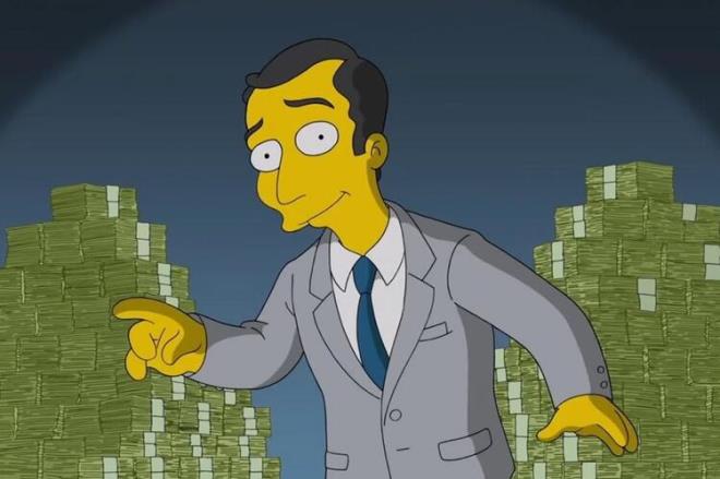 Dizinin 31. sezonunda Frinkcoin adlı bölümünde, kripto para birimlerinin ve blockchain’in nasıl çalıştığını açıklamak üzere konuk yıldız olarak Big Bang Theory dizisinden Jim Parsons yer aldı. Şarkı ve dansla kripto para biriminin geleceğini anlatan dizide şöyle denildi: “Her gün geleceğin parası olmaya bir adım daha yaklaşıyorum. Cüzdanında değil, senin bilgisayarındayım!”
