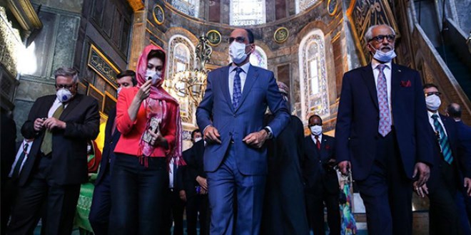 Büyükelçilere Ayasofya turu