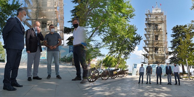 Tarihi Saat Kulesi eski ihtişamına kavuşuyor