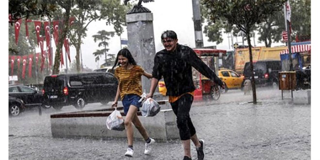 Meteoroloji il il uyardı! Kuvvetli yağış ve rüzgar