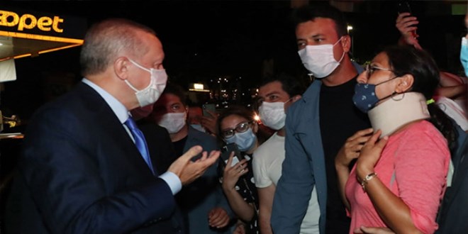 Cumhurbaşkanı Erdoğan'dan sürpriz ziyaret! Görenler şaşırıp kaldı