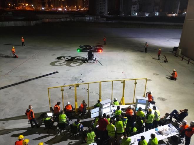 Baykar'dan yapılan açıklamaya göre, Baykar Teknik Müdürü Selçuk Bayraktar yönetiminde gerçekleştirilen Cezeri Uçan Araba'nın uçuş testleri, 11 Eylül Cuma günü başladı. İlk testlerde güvenlik halatlarına bağlı havalanan Cezeri, 14 Eylül'ü 15 Eylül'e bağlayan bağlayan gece güvenlik halatlarıyla yapılan test uçuşlarının başarılı ilerlemesi üzerine halatsız olarak havaya kalktı.