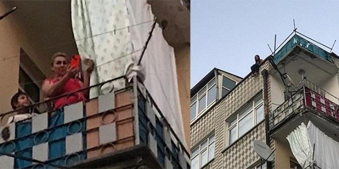 Komşuya bak! İntiharı canlı yayın yaptı