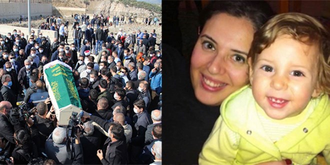 Ayda'nın annesi son yolculuğuna uğurlandı