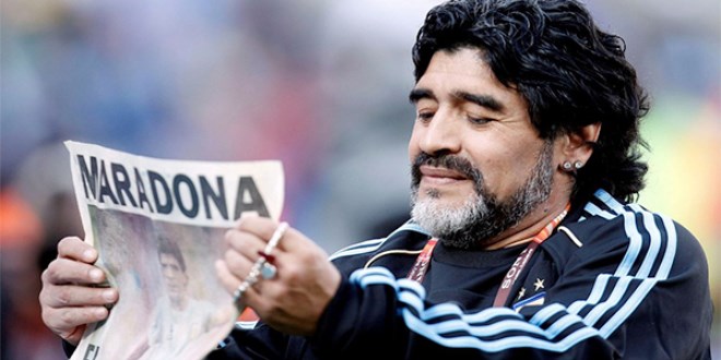Futbol dünyasından Maradona geçti