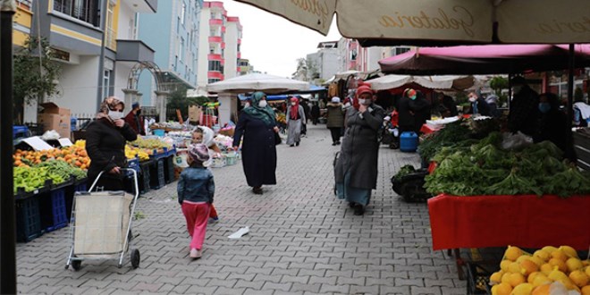 Pazar esnafından, maskesini düzgün takmayanlara ürün satmama kararı
